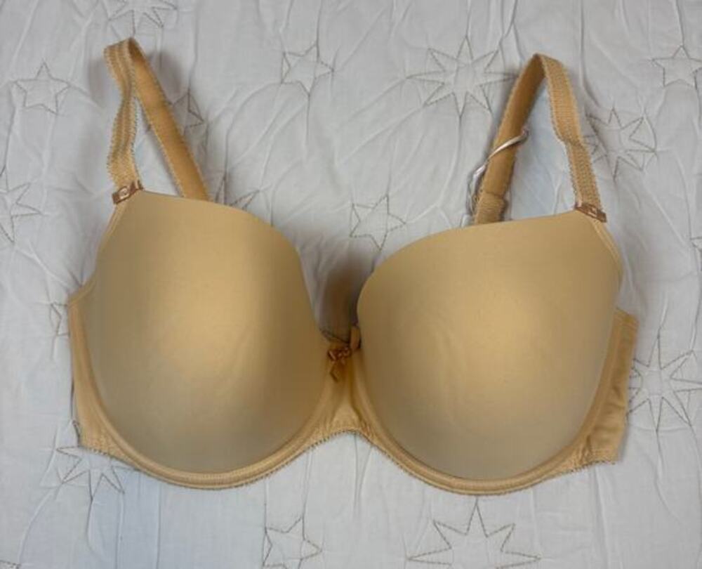 NWT Freya Deco Molded Plunge Underwire T-Shirt Bra Nude Size US 38I